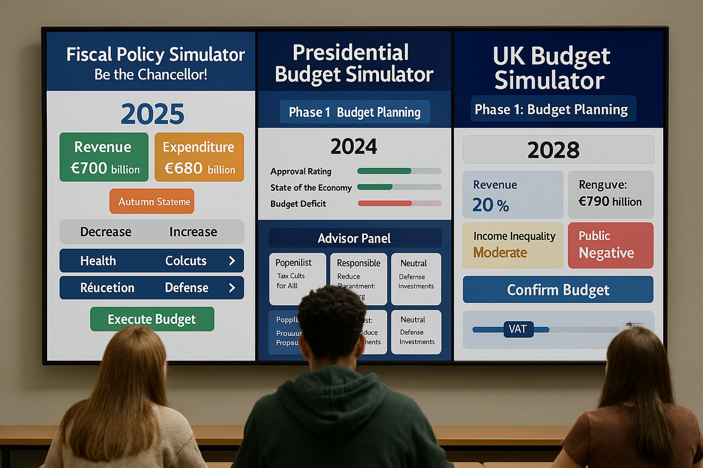 Economics: Fiscal Policy Simulators
