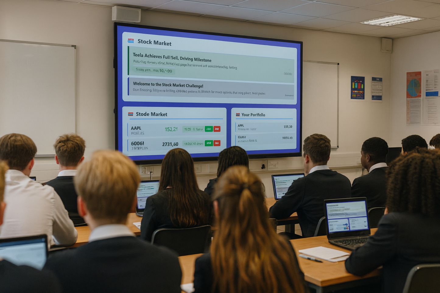 Business Studies: Stock Market Challenge