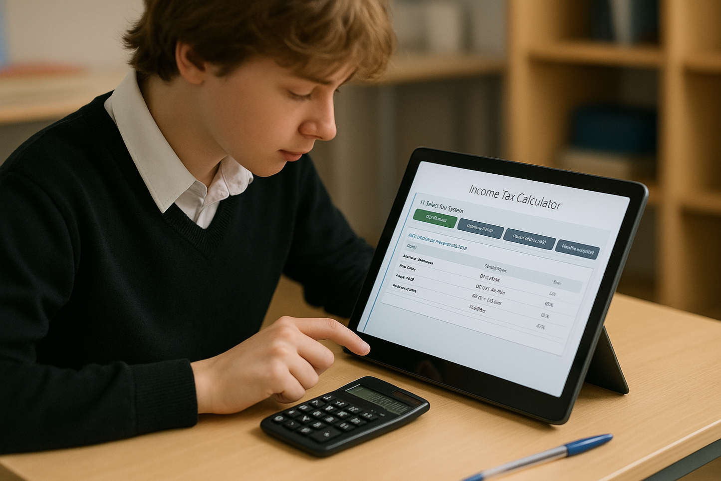 Economics: Income Tax Calculator