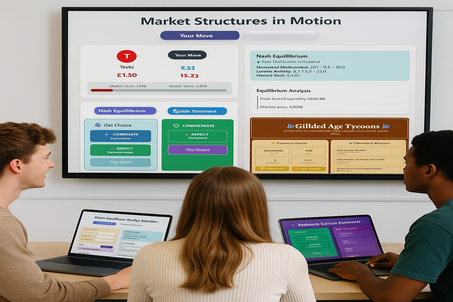 Economics: The Market Structures Simulation Pack