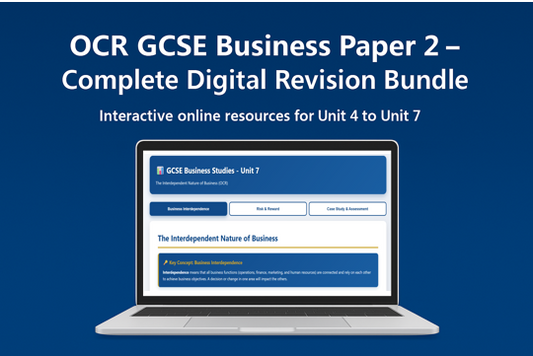 Business Studies: OCR GCSE Paper 2 Digital Revision Notes