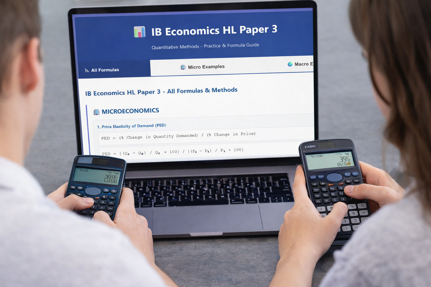 Economics: IB Econ HL Paper 3 - The Maths Toolkit