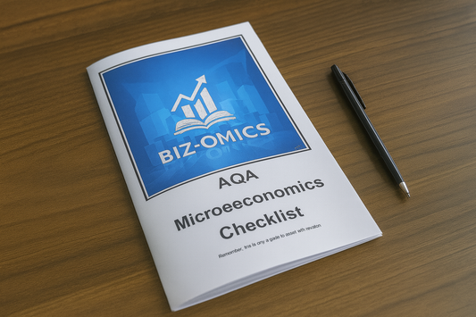 Economics: AQA Microeconomics Checklist