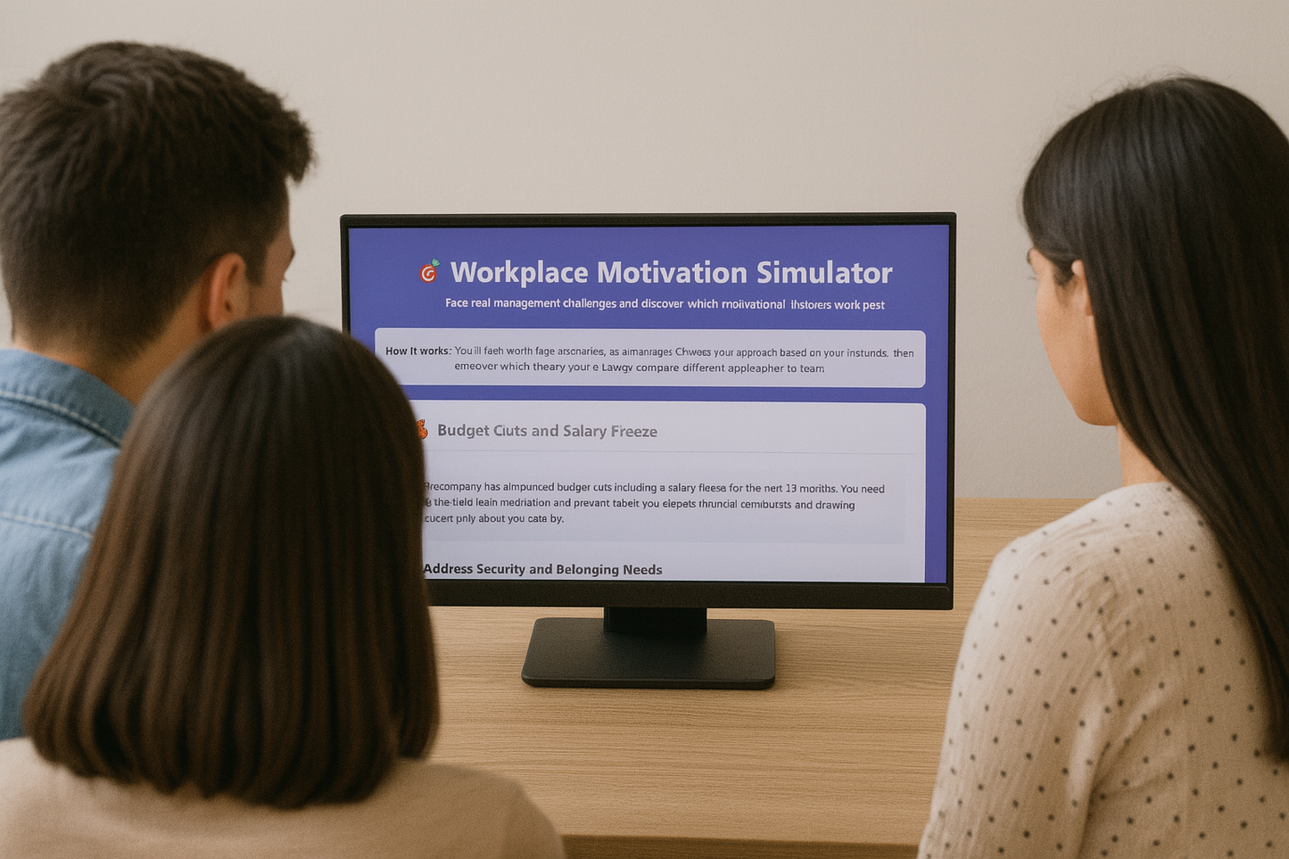 Business Studies: Motivational Theorist Simulator