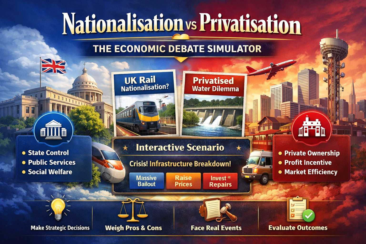 Nationalisation vs Privatisation
