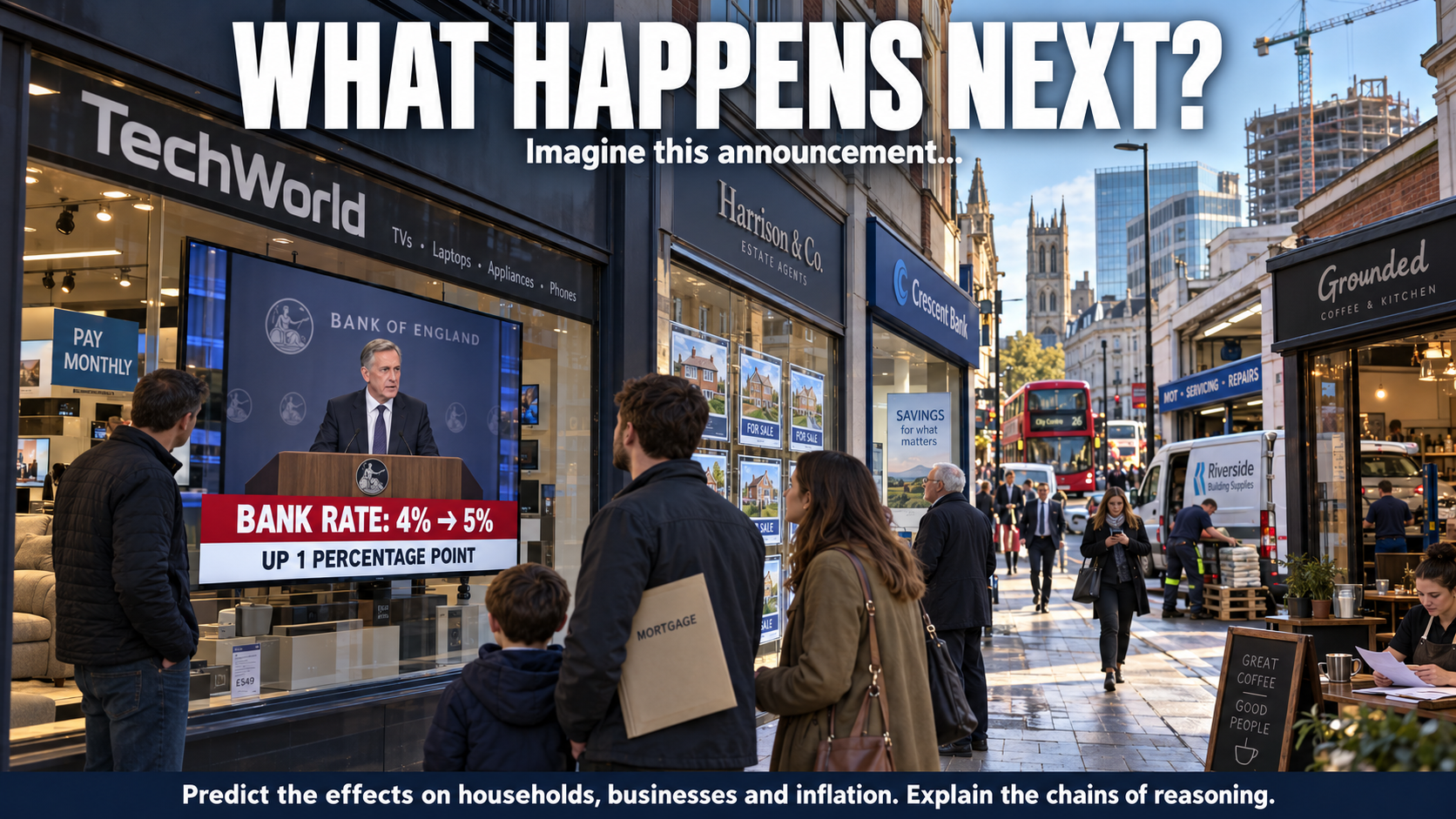 Bank Rate Rises to 5%