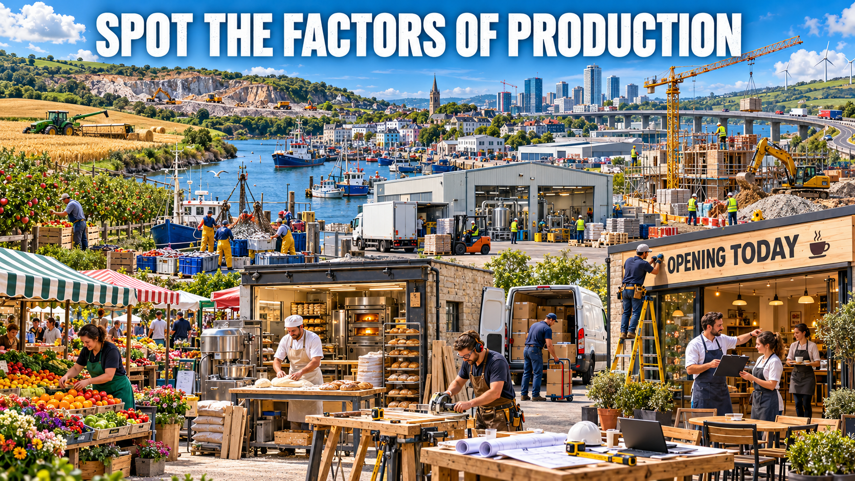 Spot the Factors of Production